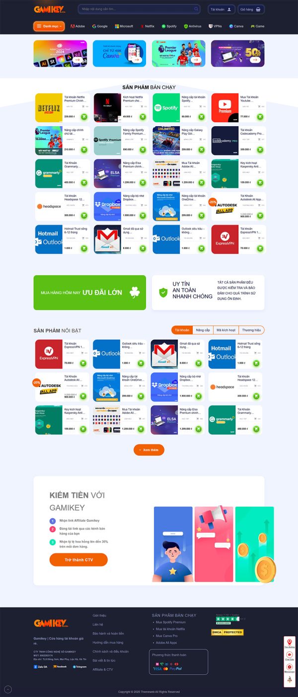 Gamikey Webdangcap Vn